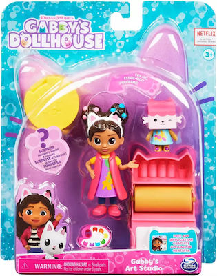 Spin Master Παιχνίδι Μινιατούρα Gabby’s Dollhouse: Art Studio για 3+ Ετών