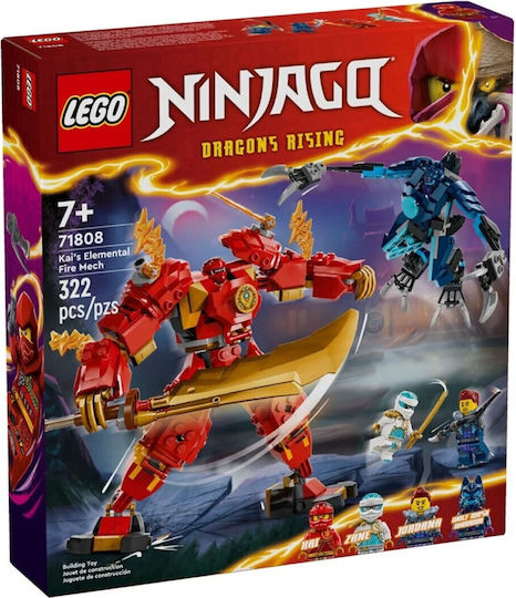 Lego Ninjago Kai’s Elemental Fire Mech για 7+ Ετών