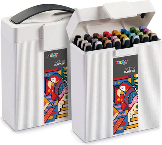 SKETCH MARKER 32 UNIQUE COLOURS SOFT BRUSH AND CHISEL TIP ALCOHOL BASED INK SEAMLESS BLENDING