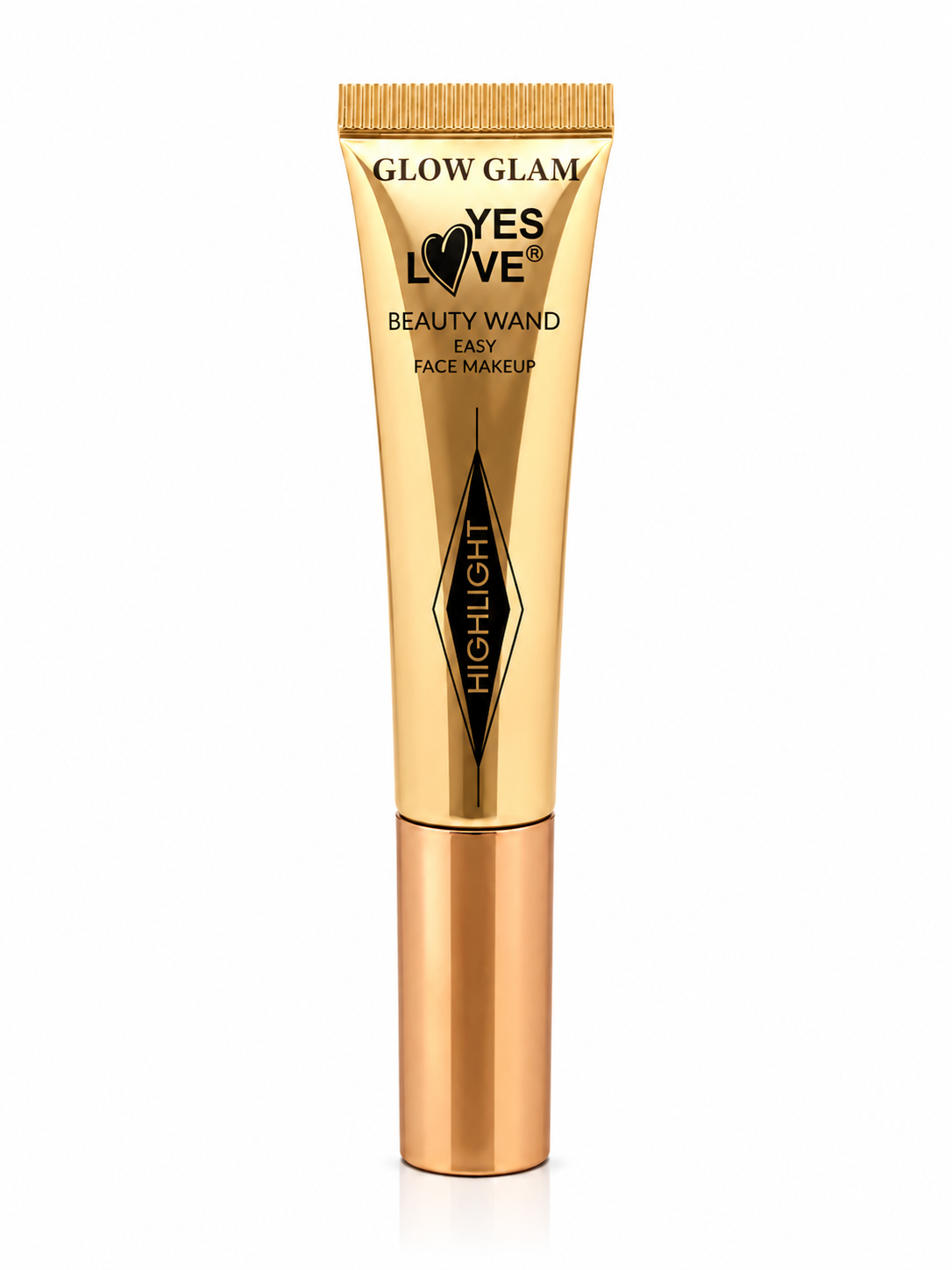 Yes Love Glow Glam Highlight Ζεστό Χρυσό-Σαμπανιζέ