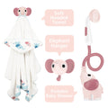 Yookidoo Elephant Baby Shower Bath Set - Pink YKD-40228