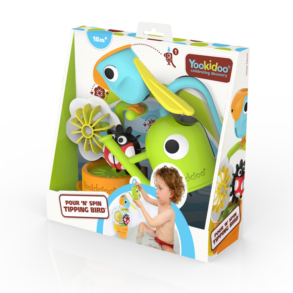 Yookidoo Pour 'N' Spin Tipping Bird YKD-40222