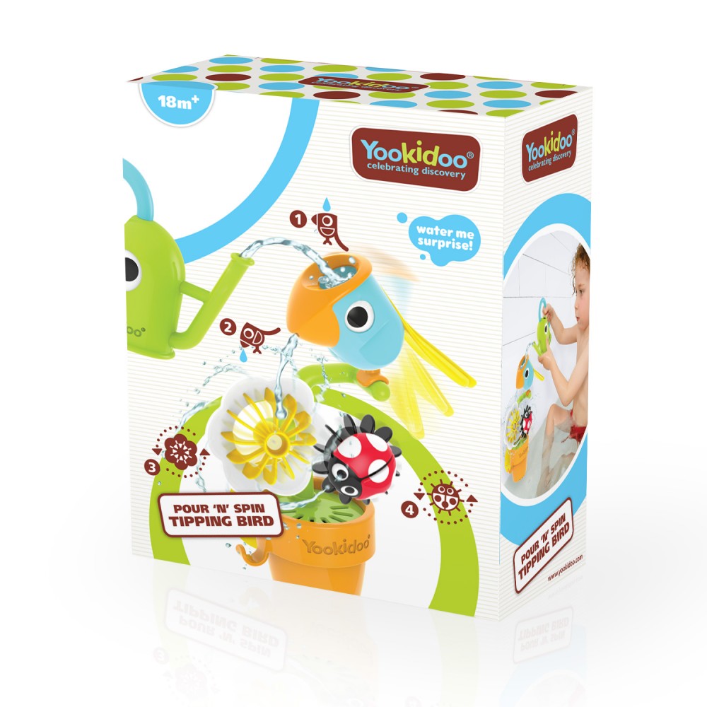 Yookidoo Pour 'N' Spin Tipping Bird YKD-40222