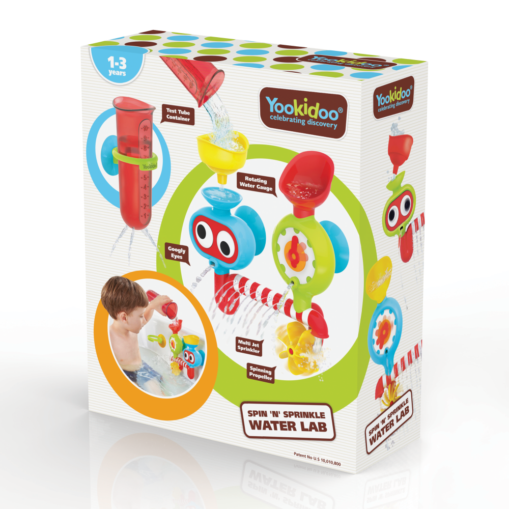 Yookidoo Spin 'N' Sprinkle Water Lab YKD-40203