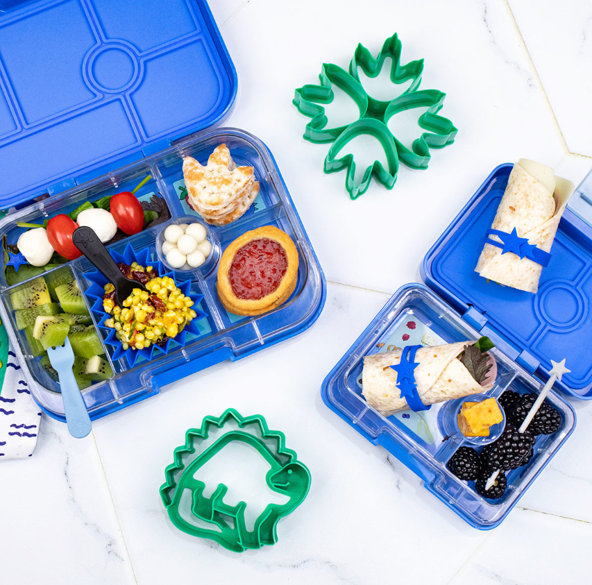Yumbox Σετ κουπ πατ για σνακ Punch Cutter &amp; Bento- Dino/Shark LP-21VB01C