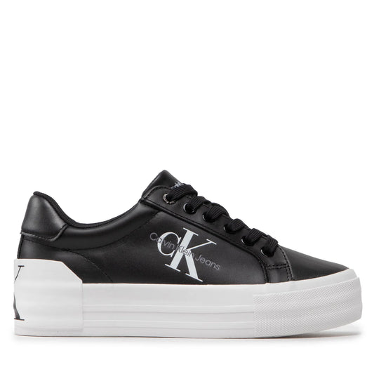 Calvin Klein Γυναικεία Flatforms Sneakers Μαύρα YW0YW00821-BDS