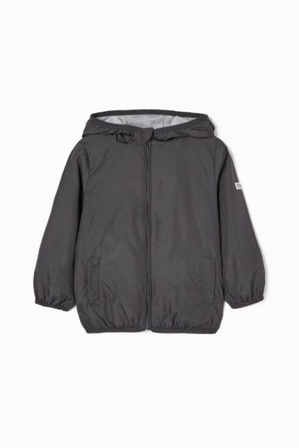 Ζippy Kids αντιανεμικό μπουφάν ανθρακί