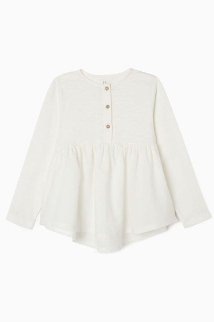 Zippy Kids μπλούζα κορίτσι λευκό