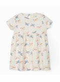 Zippy Kids φόρεμα unicorn baby λευκό