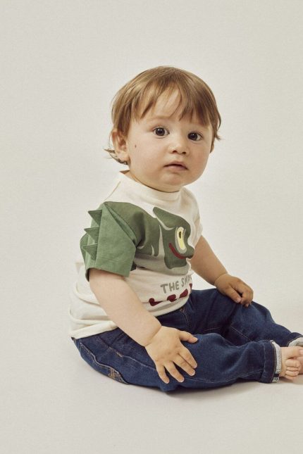 Ζippy Kids μπλούζα LIZARD μπεζ