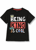 Zippy Kids μπλουζάκι Being Kind μαύρο