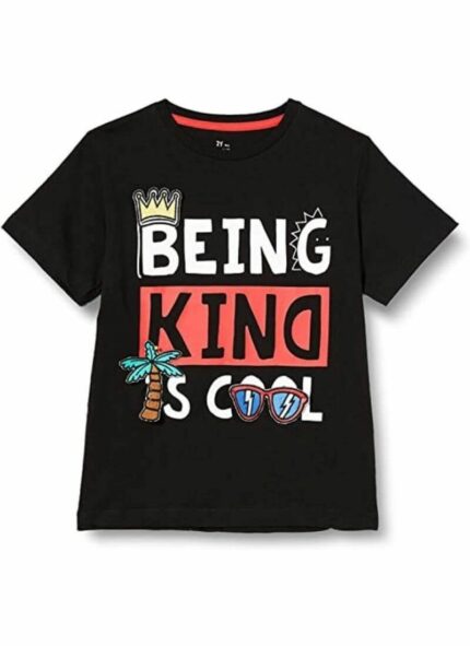 Zippy Kids μπλουζάκι Being Kind μαύρο