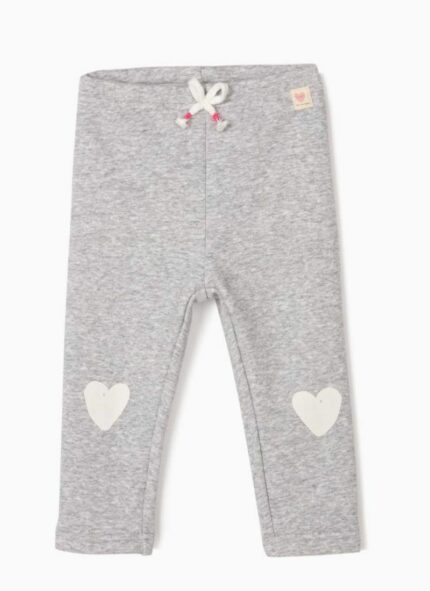 Zippy Kids παντελόνι κολάν καρδιά γκρι