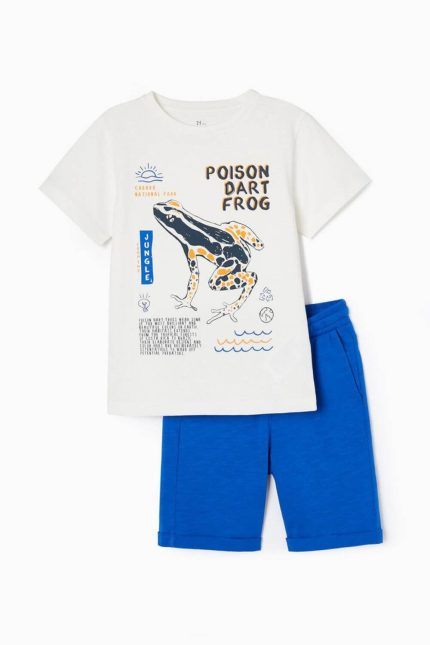 Zippy Kids σετ βάτραχος λευκό/μπλε