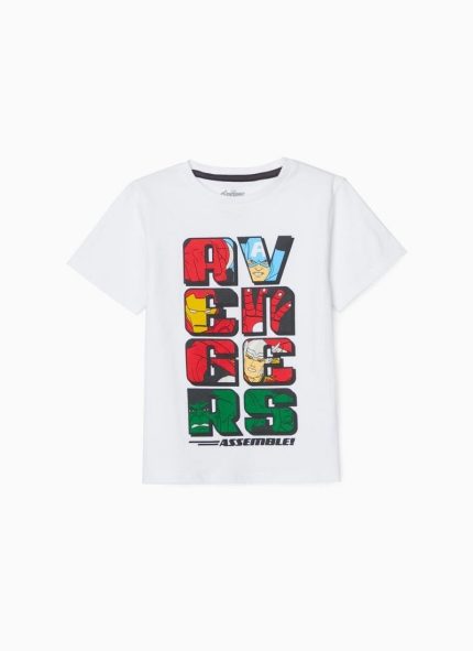 Ζippy Kids t-shirt Avengers λευκό