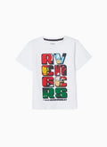 Ζippy Kids t-shirt Avengers λευκό