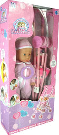 Zita Toys Μωρό Με Καρότσι Και Αξεσουάρ 4 In 1 (005.206)