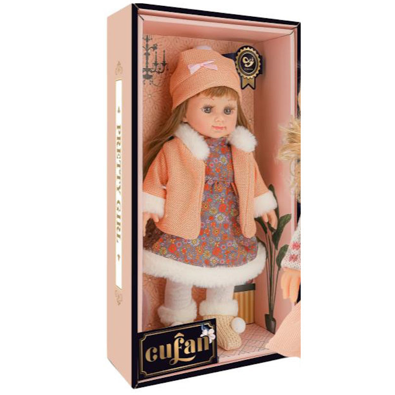 Zita Toys Κούκλα μεγάλη που Τραγουδάει Ελληνικά (σωμόν ζακετάκι)