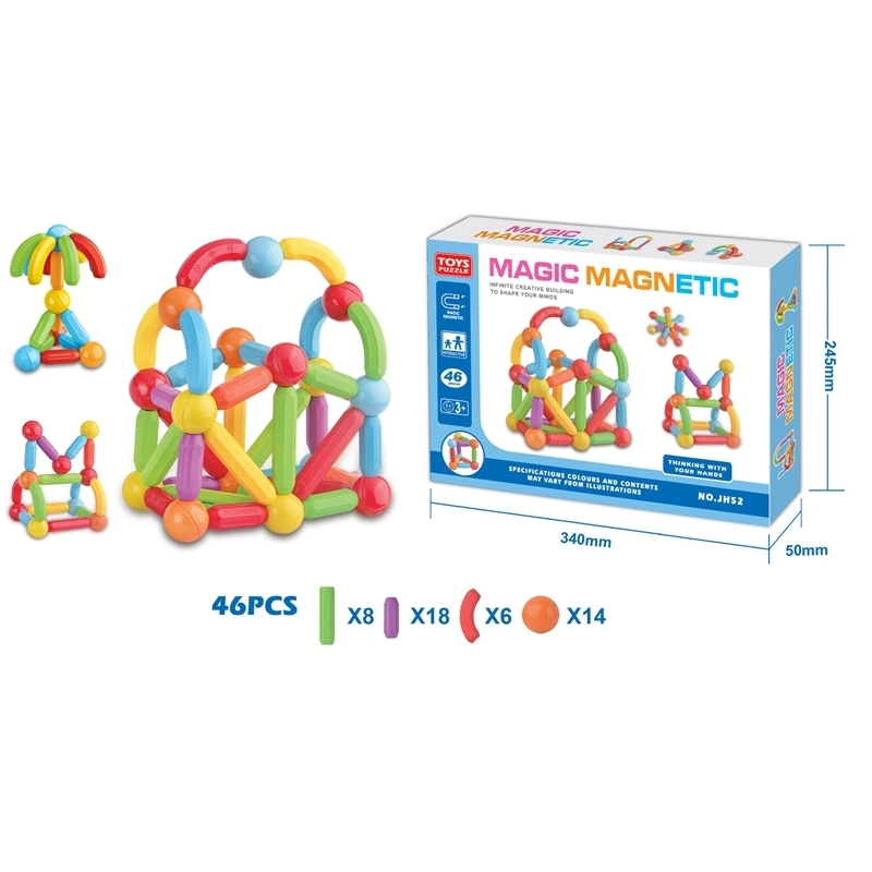 Zita Toys Μαγνήτες Μεγάλοι Σετ 46 τμχ.