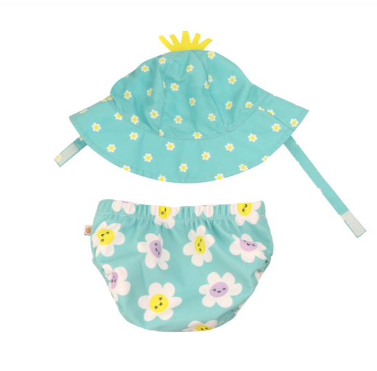 Zoocchini Σετ Μαγιό και Καπέλο UPF50+ Daisy ZOO12016