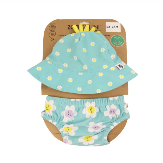 Zoocchini Σετ Μαγιό και Καπέλο UPF50+ Daisy ZOO12016