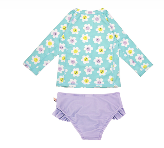 Zoocchini Σετ UV Μαγιώ και Μπλούζα Daisy ZOO16405