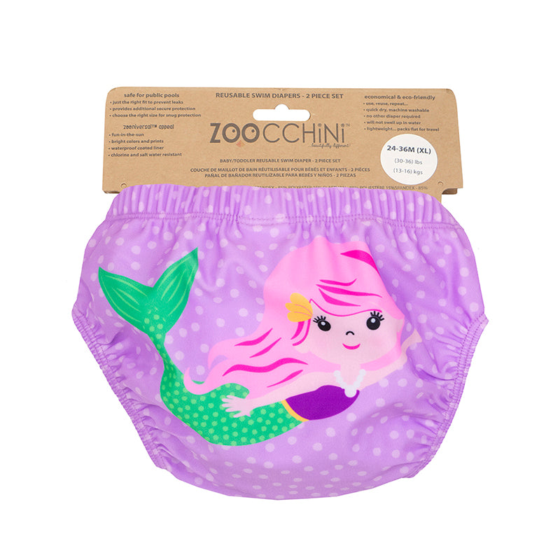 Zoocchini Μαγιό Πάνα (2pcs Σετ) Mermaid ZOO12113