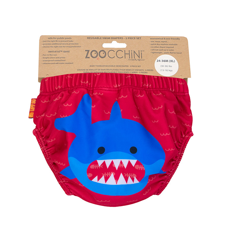 Zoocchini Μαγιό Πάνα (2pcs Σετ) – Shark  ZOO12112