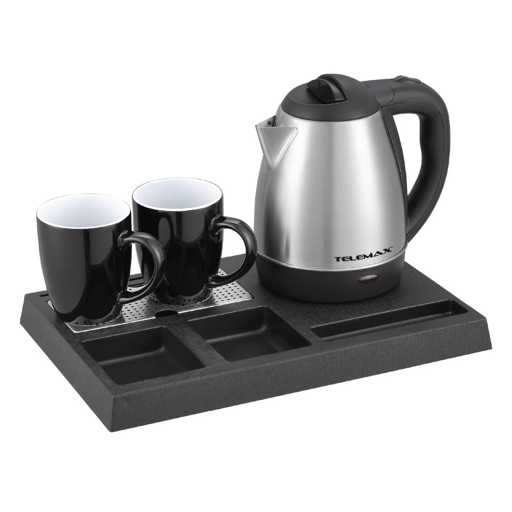 Telemax Welcome Tray με Βραστήρα 1.2 L και 2 Κούπες ZOS-TTAH001